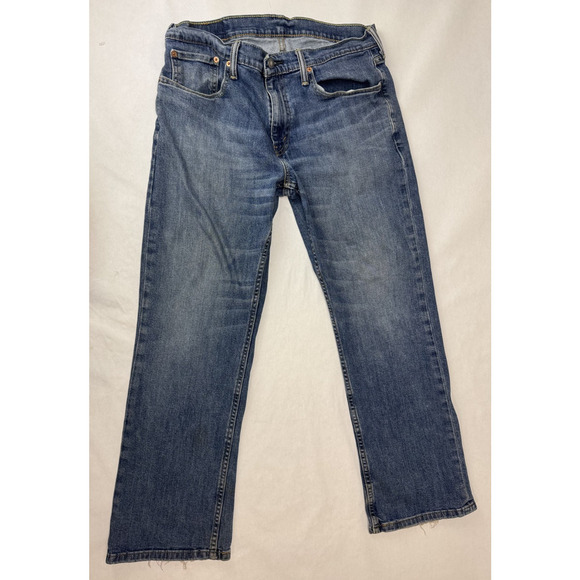 Grunge Levi's 559 Jeans Distressed 2009 Era Medium Wash Men's Size 33 * 30 - Picture 4 of 15